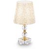 Ideal Lux QUEEN TL1 SMALL Mod. 077734 Lampada Da Tavolo 1 Luce