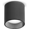 Ideal Lux NITRO PL ROUND D04 NERO 3000K Mod. 299402 Lampada Da Soffitto 1 Luce