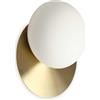Ideal Lux NINFEA AP1 OTTONE Mod. 293646 Lampada Da Parete 1 Luce