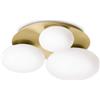 Ideal Lux NINFEA PL3 OTTONE Mod. 293660 Lampada Da Soffitto 3 Luci