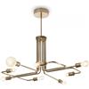 Ideal Lux TRIUMPH SP8 OTTONE Mod. 160269 Lampada A Sospensione 8 Luci