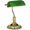 Ideal Lux LAWYER TL1 OTTONE Mod. 013657 Lampada Da Tavolo 1 Luce