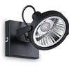 Ideal Lux GLIM PL1 NERO Mod. 200231 Lampada Da Soffitto 1 Luce