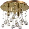 Ideal Lux MOONLIGHT PL5 ORO Mod. 094663 Lampada Da Soffitto 5 Luci