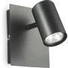 Ideal Lux SPOT AP1 NERO Mod. 115481 Lampada Da Parete 1 Luce
