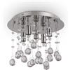 Ideal Lux MOONLIGHT PL5 CROMO Mod. 094649 Lampada Da Soffitto 5 Luci