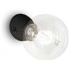 Ideal Lux WINERY AP1 NERO Mod. 180304 Lampada Da Parete 1 Luce