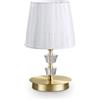 Ideal Lux PEGASO TL1 SMALL OTTONE Mod. 197753 Lampada Da Tavolo 1 Luce