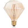 Ideal Lux E27 DIAMOND 5.5W 1800K AMBRA Mod. 201269 Confezione Kit 10 Lampadine
