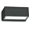 Ideal Lux TWIN AP1 NERO Mod. 115375 Lampada Da Parete 1 Luce