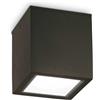 Ideal Lux TECHO PL1 SQUARE D15 NERO Mod. 251530 Lampada Da Soffitto 1 Luce