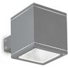 Ideal Lux SNIF AP1 SQUARE ANTRACITE Mod. 121963 Lampada Da Parete 1 Luce