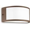 Ideal Lux REX-1 AP1 COFFEE Mod. 213217 Lampada Da Parete 1 Luce