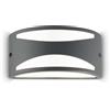 Ideal Lux REX-3 AP1 ANTRACITE Mod. 092447 Lampada Da Parete 1 Luce