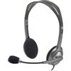 LOGITECH CUFFIE CON MICROFONO H110, JACK 3.5MM