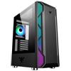 Case pc gaming Itek VERTIBRA X210 - Gaming Middle Tower, 12cm ARGB fan, 2xUSB3, Side Panel Temp Glass