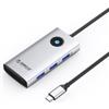 Orico PW11-6PR Docking Station USB-C to USB/USB-C/HDMI/RJ45 Argento