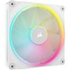 CORSAIR iCUE LINK LX140 RGB 140 mm PWM Ventola Confezione Singola - Doppio Anello Luminoso - Richiede iCUE LINK System Hub (Venduto Separatamente) - Tecnologia CORSAIR AirGuide - Bianco