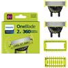 Philips OneBlade 360 QP624/50 2 pz