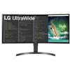 LG - Monitor 35' curvo LED B45A66D58D 3.440 x 1.440 UWQHD, IPS, HDMI, DisplayPort, USB-C, Tempo di Risposta 5ms - SPEDIZIONE GRATUITA