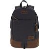 Totto - Zaino per ragazzi, modello Deily, zaino per laptop da 16 pollici, 2 scomparti, schienale ergonomico, comode cinghie a S, resistente, colore grigio melange e marrone