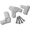 Novellini Confezione CERNIERE (TRA ANTE) AURORA 2-4-5/B - Finitura : Silver