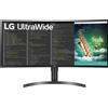 LG 35WN75CP-B LED display 88,9 cm (35') 3440 x 1440 Pixel UltraWide Quad HD Nero