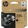 HP Cartuccia di inchiostro nero originale HP EvoMore 308e
