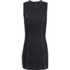 TOMMY HILFIGER Vestito mini aderente in denim con glitter