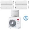 Lg Climatizzatore Condizionatore LG Libero Smart + Console R32 Wifi Penta Split Dual Inverter 9000 + 9000 + 9000 + 9000 + 12000 BTU con U.E. MU5R30 NOVITÁ Classe A++/A+