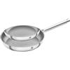 ZWILLING Set di padelle TrueFlow, 2 Pezzi, Acciaio inox, Anche per piani a induzione, Argento-Nero