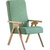 ESSEGI Poltrona legno FIAMMETTA SRL Relax reclinabile tessuto, Faggio
