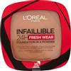 L'oréal paris Infaillible 24h Fresh Wear - Fondotinta In Polvere Infallible compat.140 golden beige