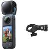 Insta360 X4 action cam a 360 gradi + Motorcycle Bundle