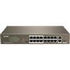 TENDA Switch Di Rete 10/100 Poe 16 Porte+2 Porte Gigabit TENDA TN380550