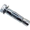 MASONMATE MAMLSAM1045 - Tassello di ancoraggio a bullone esagonale M10 x 45 mm (50), argento