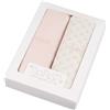 NANAN Set 2 Pezzi Mussola 120x120 Cm Rosa