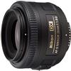 Nikon Obiettivo Nikkor AF-S DX 35mm 1:1,8G, Lunghezza Focale Minima 52 mm, Nero [Versione EU]