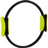 G5 HT SPORT Cerchio Pilates Ring [Strong], Thigh Toner e Tappetino Pieghevole | Kit Completo con Anello per Pilates e Attrezzi Fitness per Casa, Yoga, Allenamento Forza e Flessibilità (Nero/Giallo)
