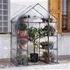 VERDEMAX Serra in Kit con 8 Ripiani IBISCUS 140x73x200h cm