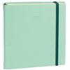 Quo Vadis - Agenda 2025 - Executive Prestige - Agenda settimanale - Multilingue - Silk - Verde chiaro - 13 mesi da dicembre a dicembre - 16 x 16 cm - Carta Clairefontaine avorio - Produzione francese