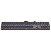 LMP - tastiera italiana (QWERTY) con tastierino numerico, copertura superiore in alluminio e 2 porte USB - per Mac - grigio siderale
