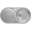 Roca a870940901 - Lavello 1 Vasca in Acciaio Inox e gocciolatoio a sinistra