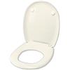 IDROTOP Copriwater per IDEAL STANDARD LIUTO TERMOINDURENTE BIANCO cerniera inox normale