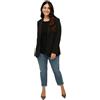 FIORELLA RUBINO: Maglia in Viscosa LENZING ECOVERO Nero. M Stagione Autunno Inverno 2024