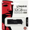 Kingston 32GB Datatraveler Chiavetta Pendrive Pen drive USB Blister