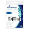 MediaRange USB Nano Flash Drive con adattatore Micro USB (OTG) 8GB - MR930