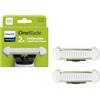 Philips OneBlade Intimate lame, compatibili con tutti i modelli OneBlade e OneBlade Pro, con SkinProtect per rasatura e rifinitura dell'area intima, 2 pezzi (modello QP229/50)