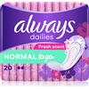 Always Dailies Normal To Go Fresh 20 pz