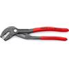 KNIPEX Pinza per fascette elastiche bonderizzata grigia Rivestiti in resina sintetica antiscivolo 180 mm, 85 51 180 A